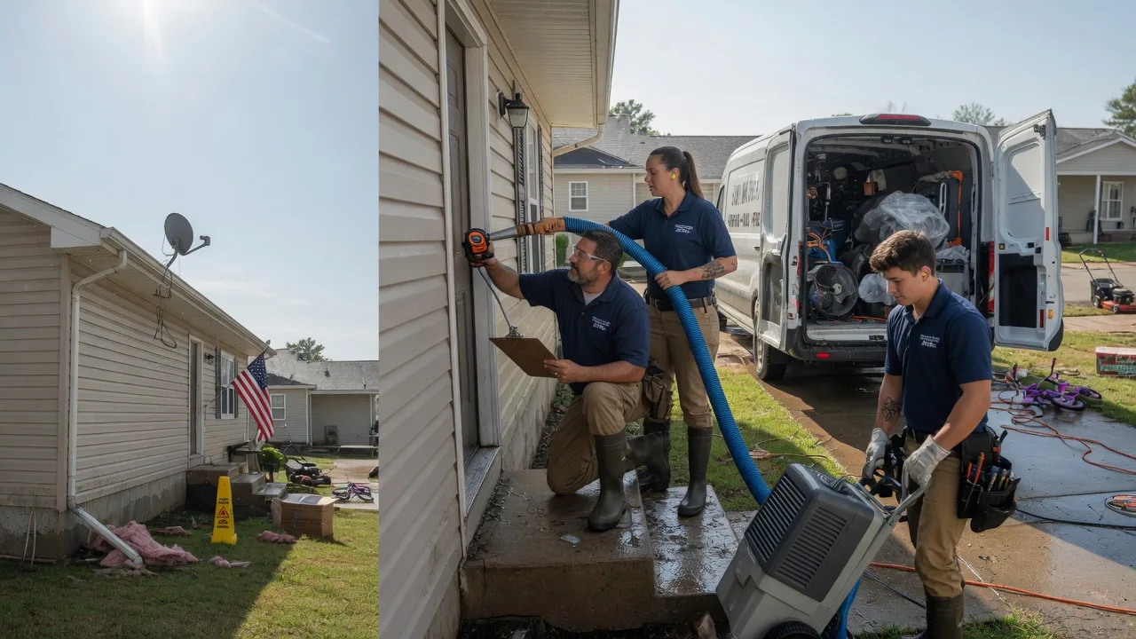 Ceiling Water Damage Restoration in Valier, IL near me